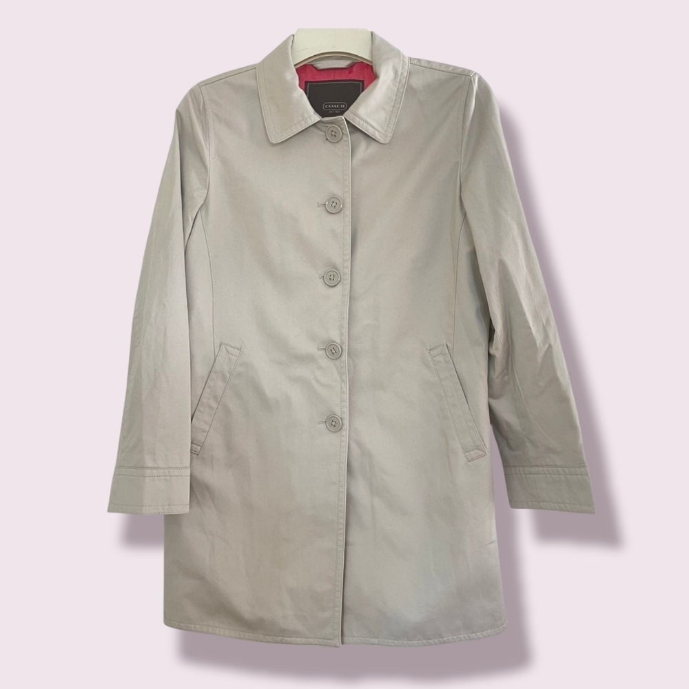 Coach Sateen Walking Coat